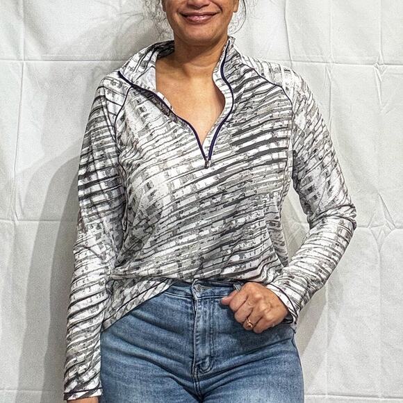 Under Armour White Half Zip Pullover Sz XL - Picture 1 of 11